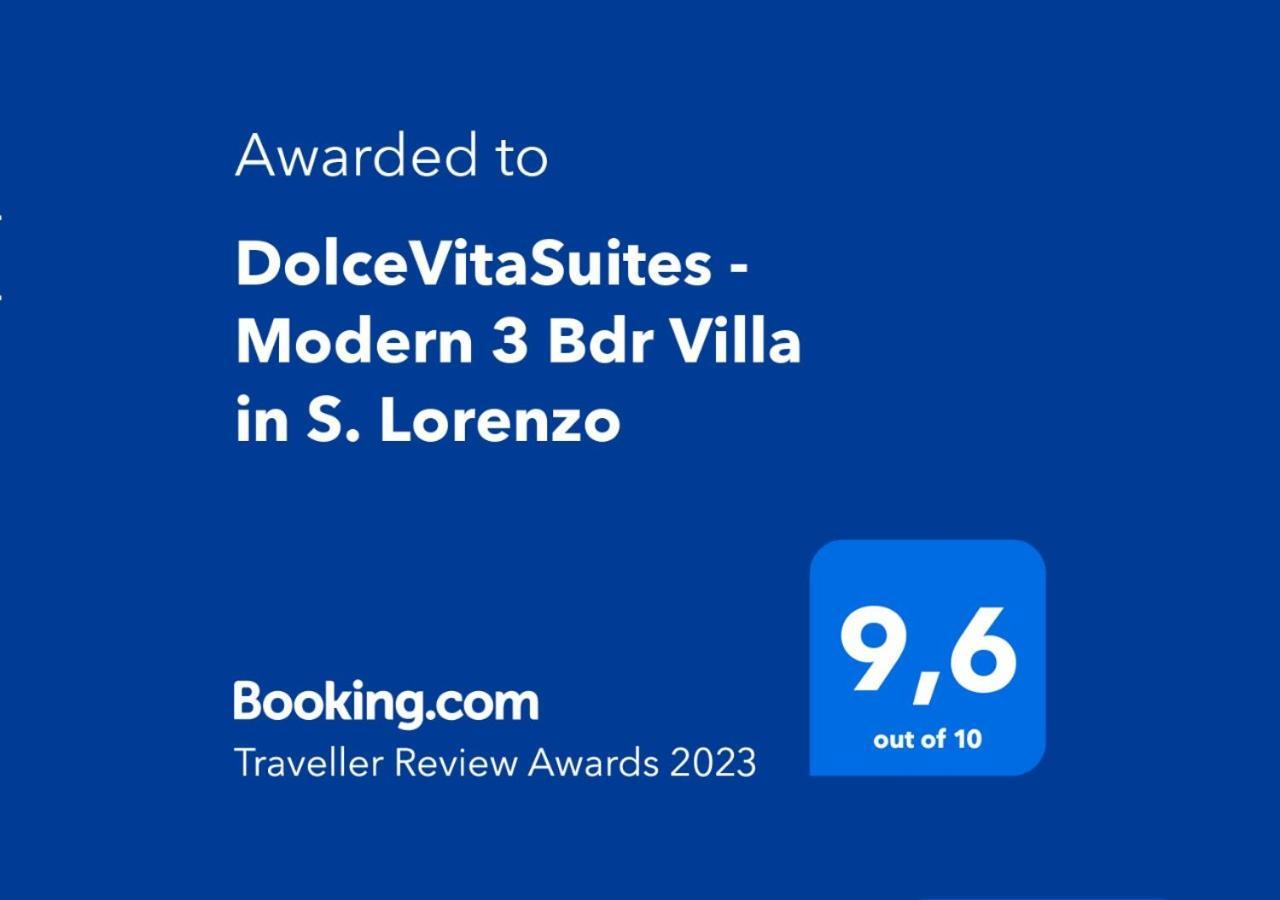 Dolcevitasuites - Modern 3 Bdr Villa In S. Lorenzo Рейтани Экстерьер фото